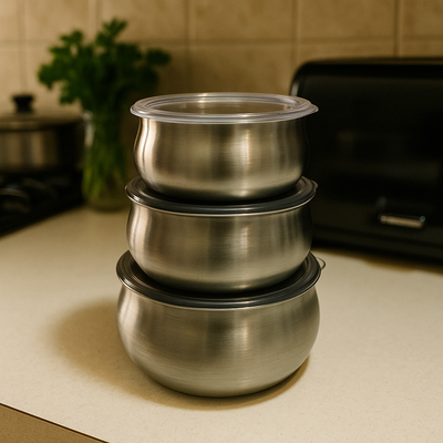 Aless Güveç Saklama Kabı (Üçlü Set)