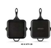 Aless Izgara Tava 28 cm Yardımcı Kulplu