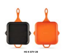 Aless Kare Kızartma Tavası 28 cm Yardımcı Kulplu
