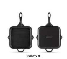 Aless Kare Kızartma Tavası 28 cm Yardımcı Kulplu