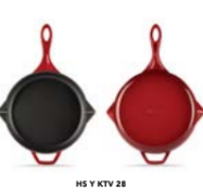 Aless Yuvarlak Kızartma 28 cm Yardımcı Kulplu