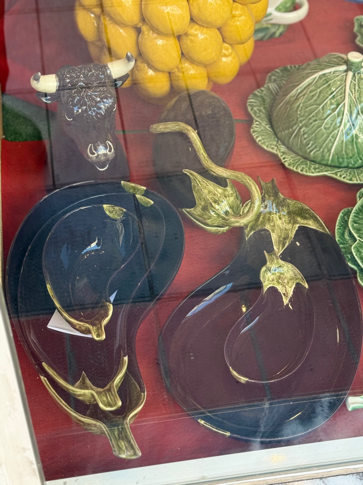 Bordallo Pinheiro Patlıcan Tabaklar