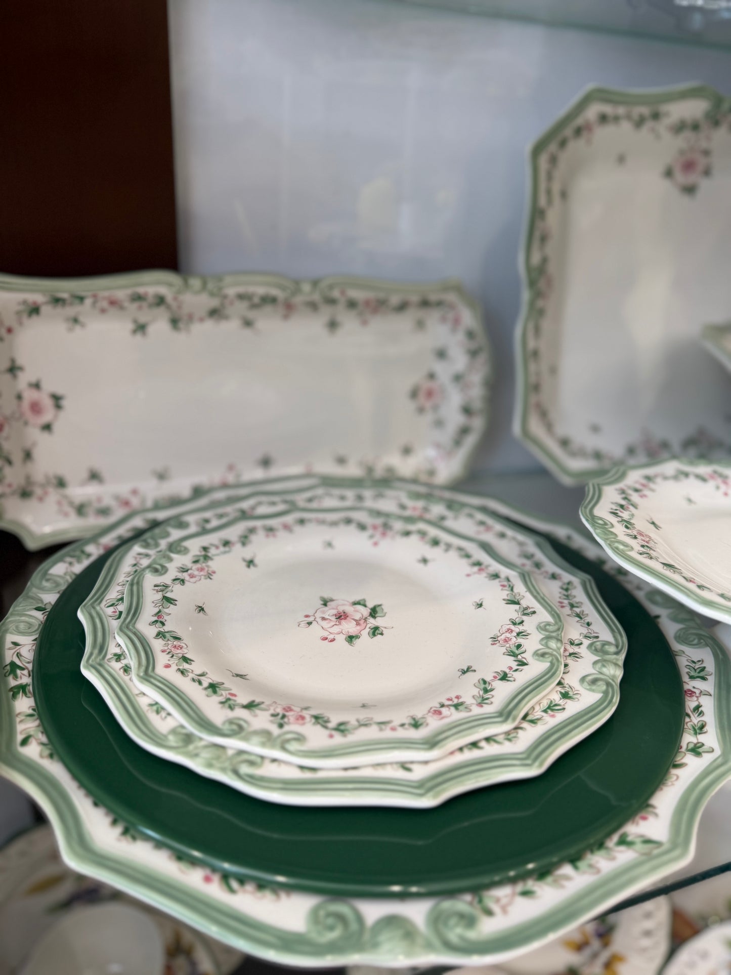 Aless Tiffany İtalyan Porselen Yemek Seti 74 parça