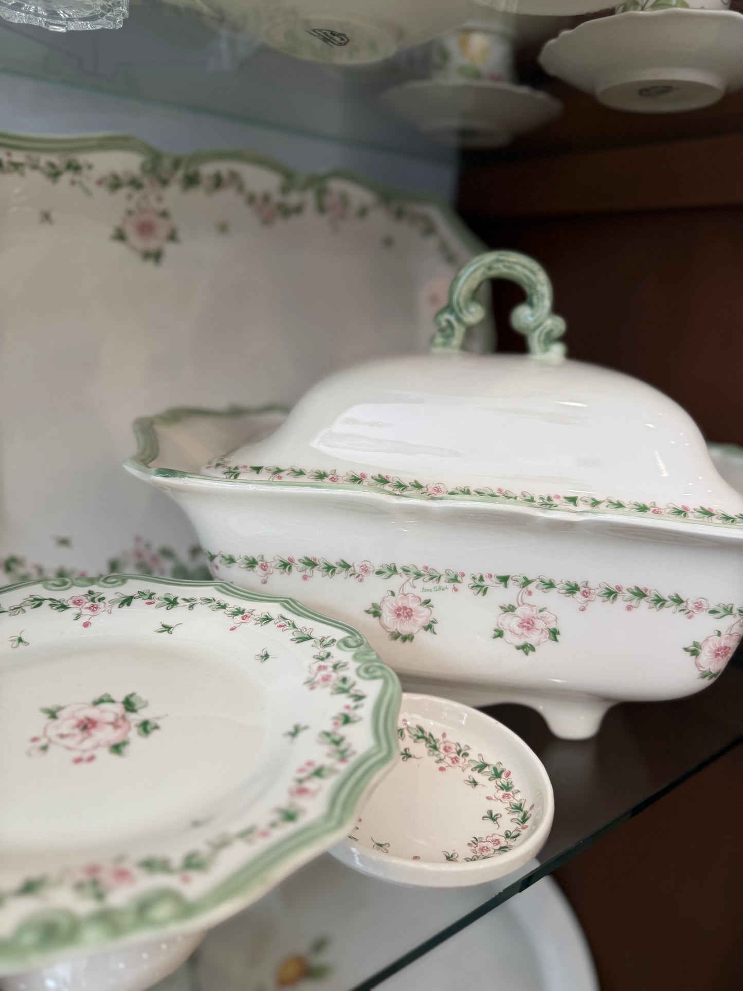 Aless Tiffany İtalyan Porselen Yemek Seti 74 parça