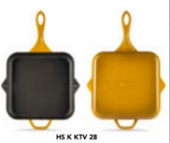 Aless Izgara Tava 28 cm Yardımcı Kulplu