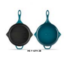 Aless Yuvarlak Izgara Tavası 28 cm Yardımcı Kulplu
