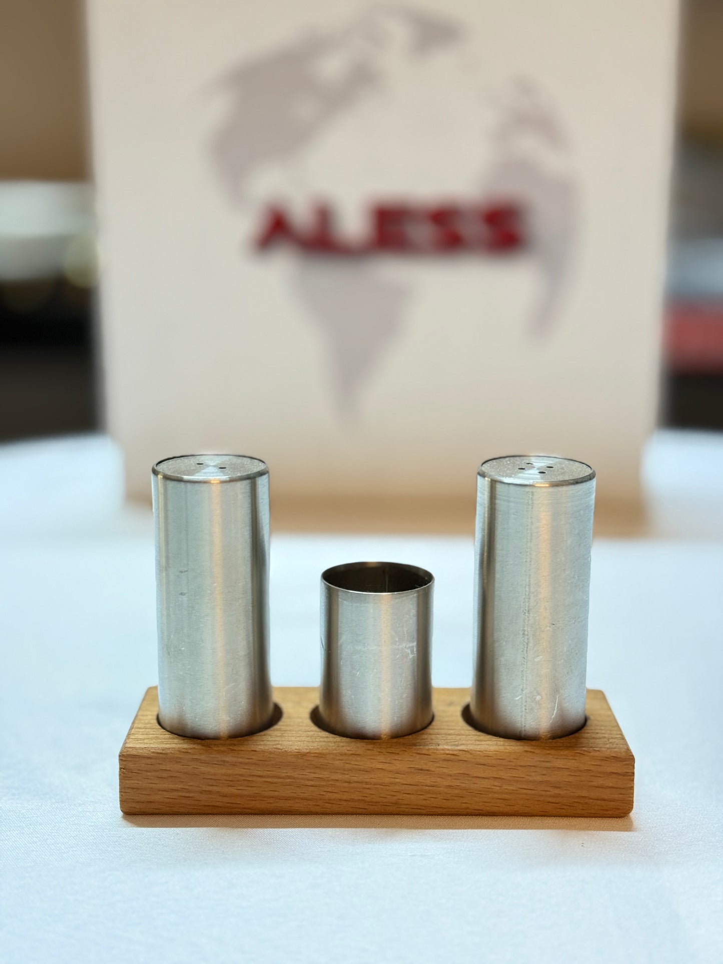 Aless Metal Paslanmaz Tuzluk Set
